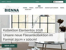 Tablet Screenshot of bienna.com